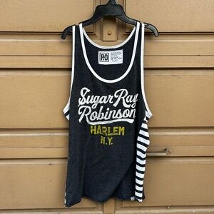 Roots of Fight Sugar Ray Robinson Harlem N.Y. Tank Top - Size Large